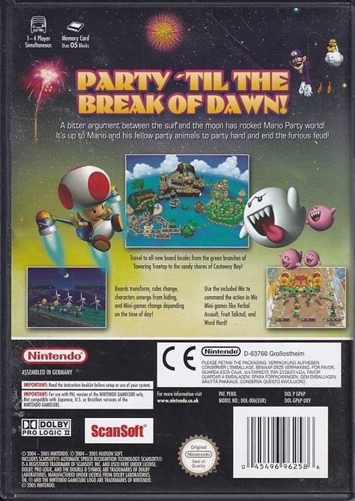 Mario Party 6 - Mangler Manual - Nintendo GameCube (B Grade) (Genbrug)